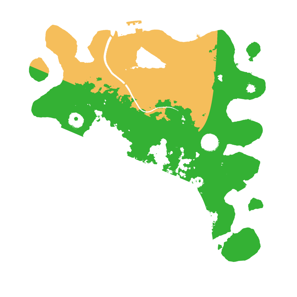 Biome Rust Map: Procedural Map, Size: 3000, Seed: 1081898064