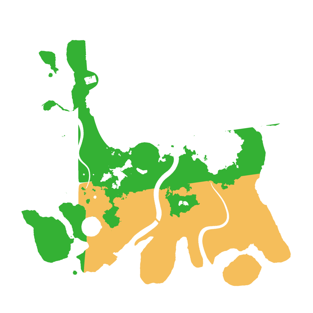 Biome Rust Map: Procedural Map, Size: 3000, Seed: 1536419007