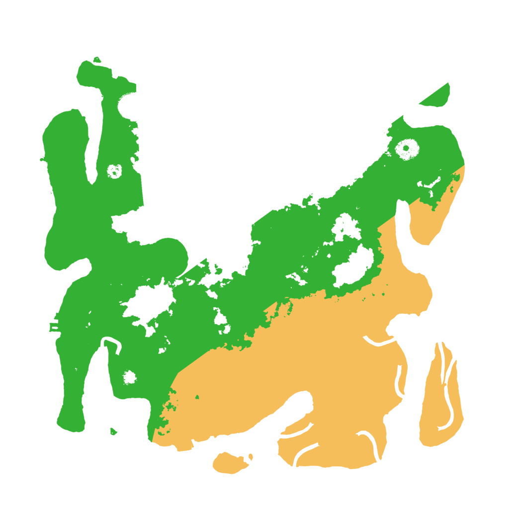 Biome Rust Map: Procedural Map, Size: 3500, Seed: 357251234