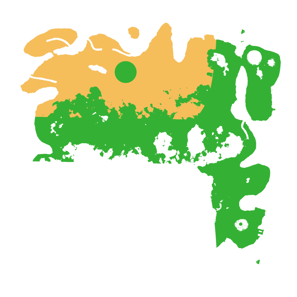 Biome Rust Map: Procedural Map, Size: 3600, Seed: 47191958