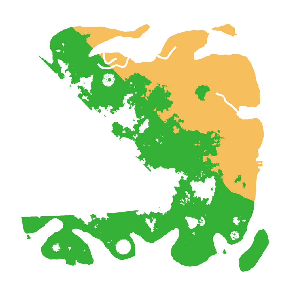 Biome Rust Map: Procedural Map, Size: 3500, Seed: 1606696211