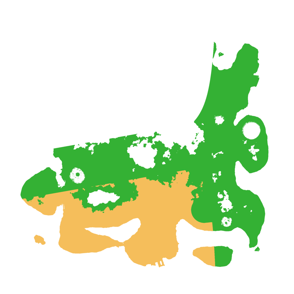 Biome Rust Map: Procedural Map, Size: 3000, Seed: 22870