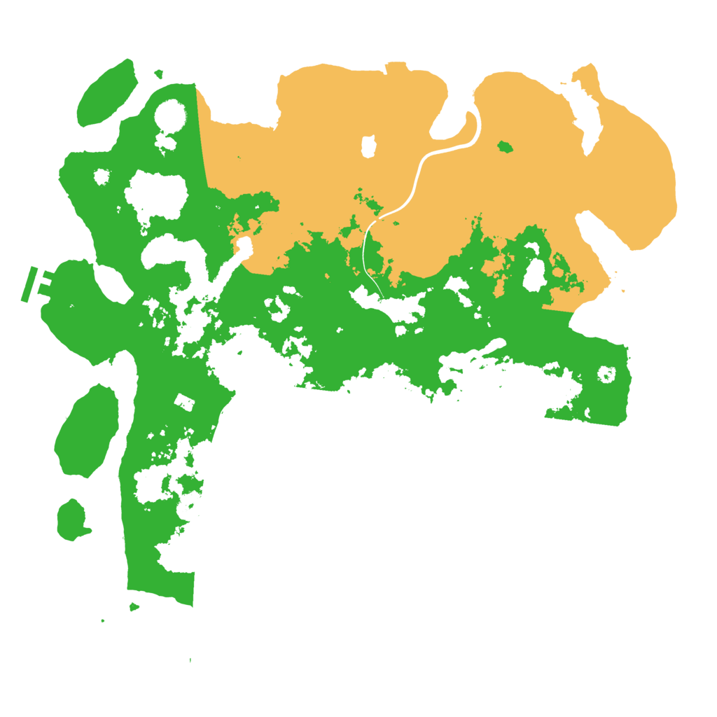 Biome Rust Map: Procedural Map, Size: 4000, Seed: 69976