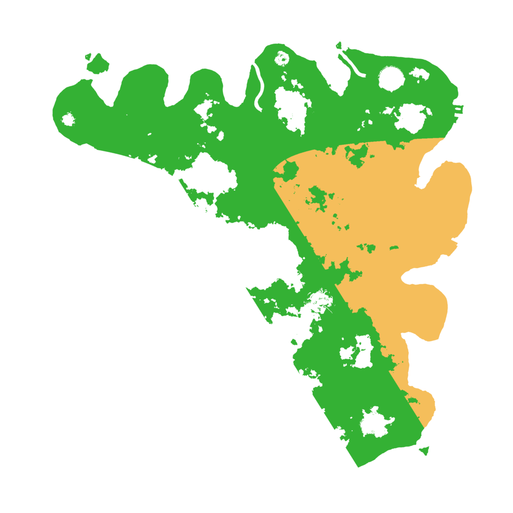 Biome Rust Map: Procedural Map, Size: 3700, Seed: 805055658