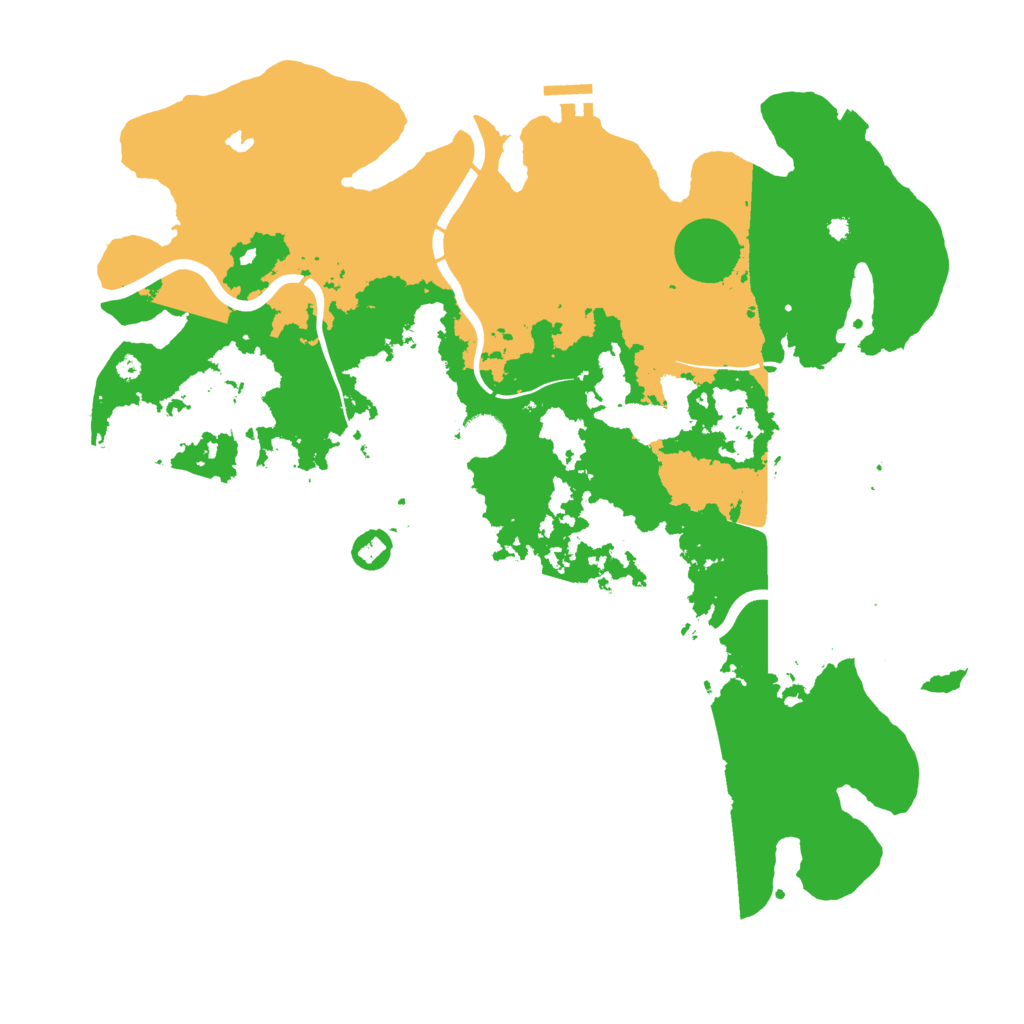 Biome Rust Map: Procedural Map, Size: 4250, Seed: 7072023
