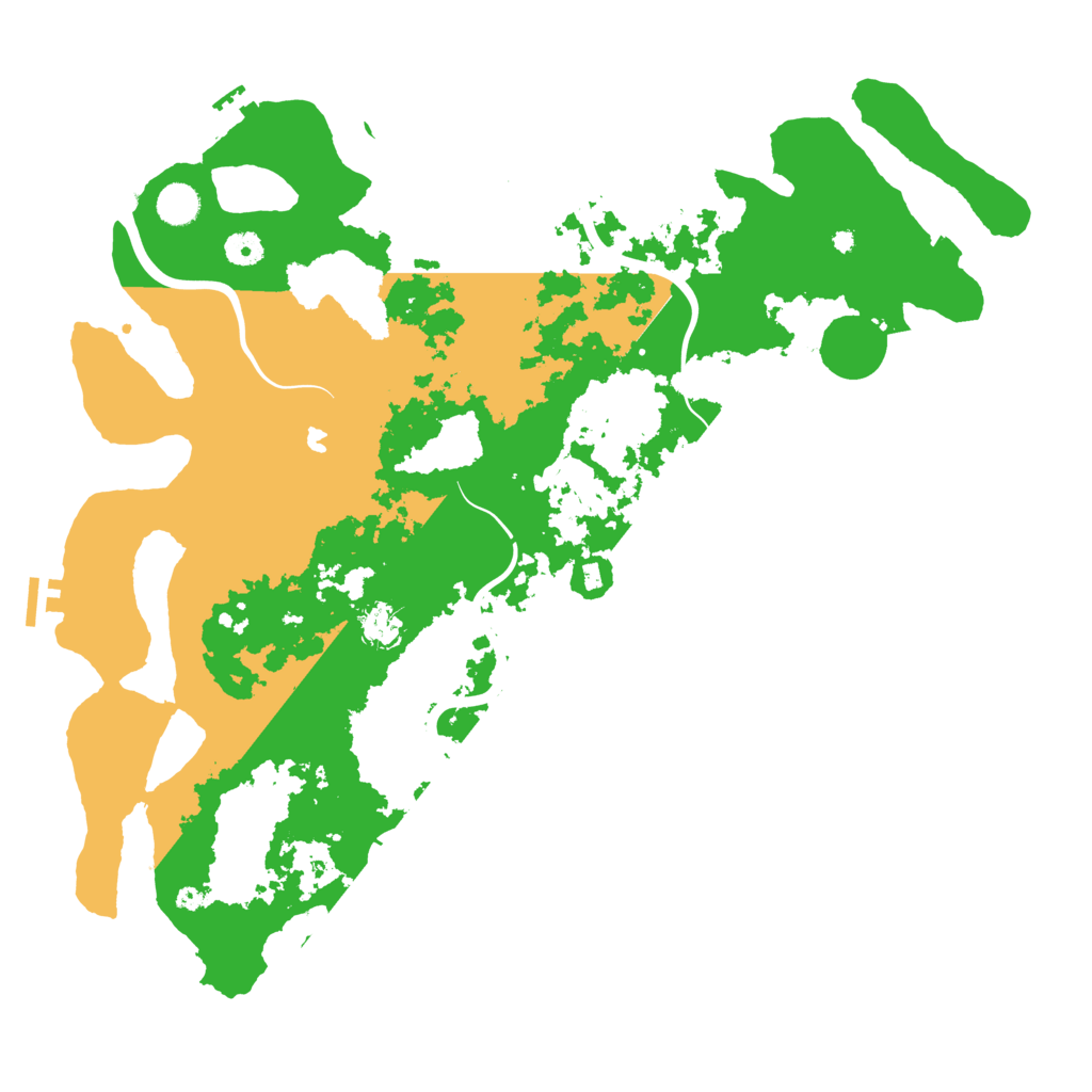 Biome Rust Map: Procedural Map, Size: 4500, Seed: 7062023