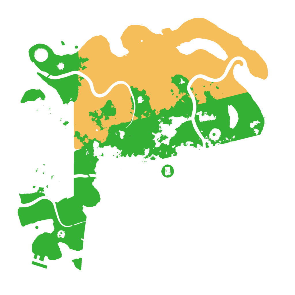 Biome Rust Map: Procedural Map, Size: 3800, Seed: 628863573