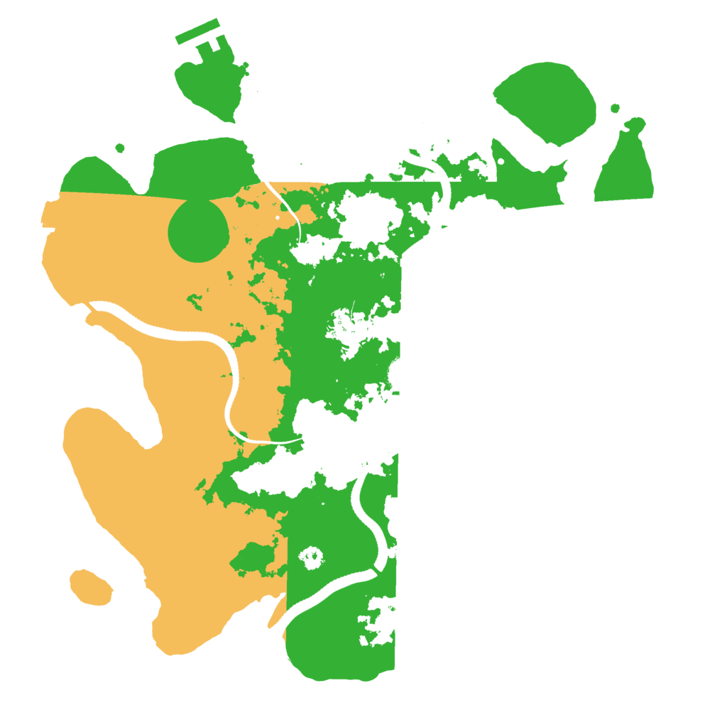 Biome Rust Map: Procedural Map, Size: 3200, Seed: 1786040