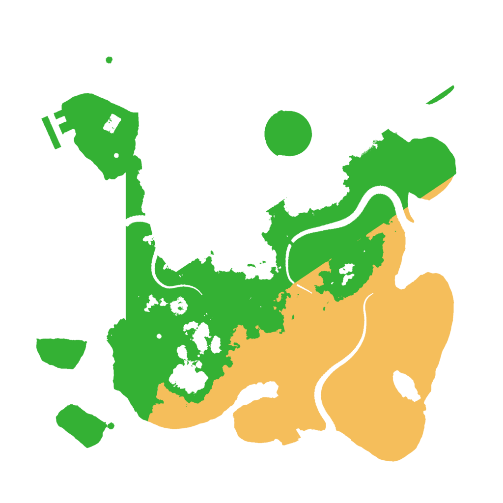 Biome Rust Map: Procedural Map, Size: 3000, Seed: 632169184