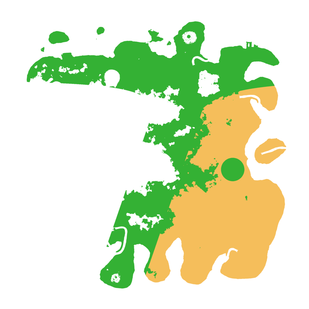 Biome Rust Map: Procedural Map, Size: 3500, Seed: 822304417