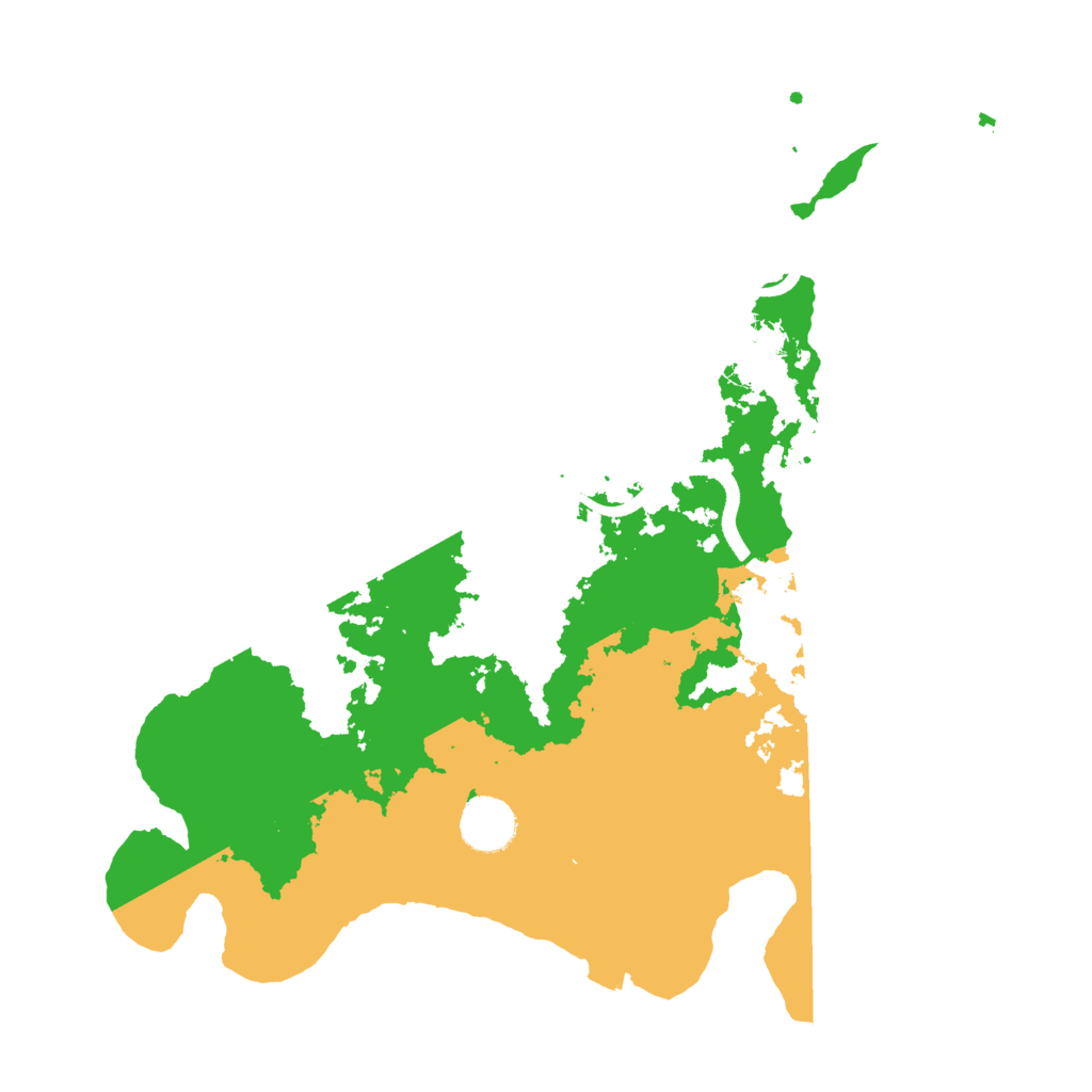 Biome Rust Map: Procedural Map, Size: 3500, Seed: 34783874