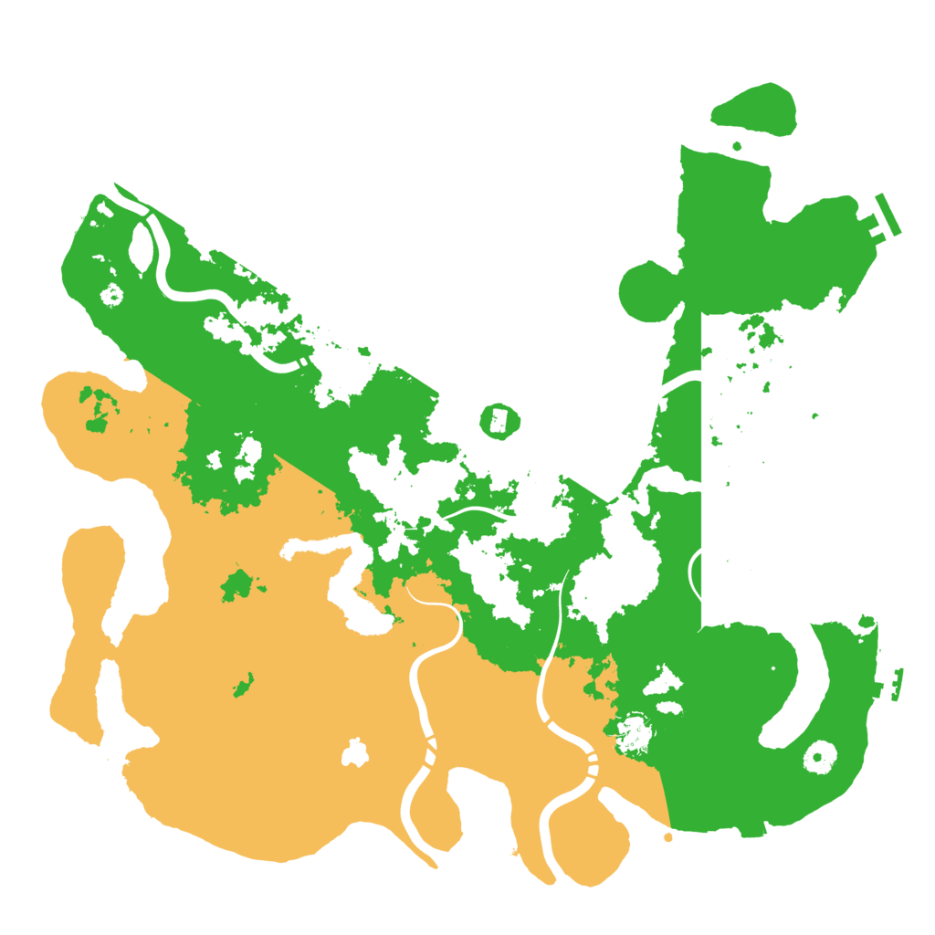 Biome Rust Map: Procedural Map, Size: 4250, Seed: 1596134397