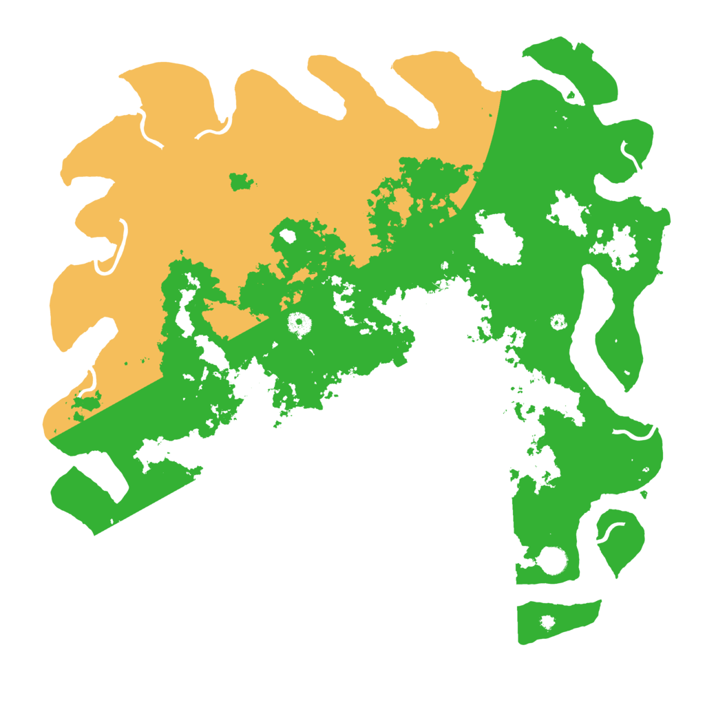 Biome Rust Map: Procedural Map, Size: 4500, Seed: 5556666