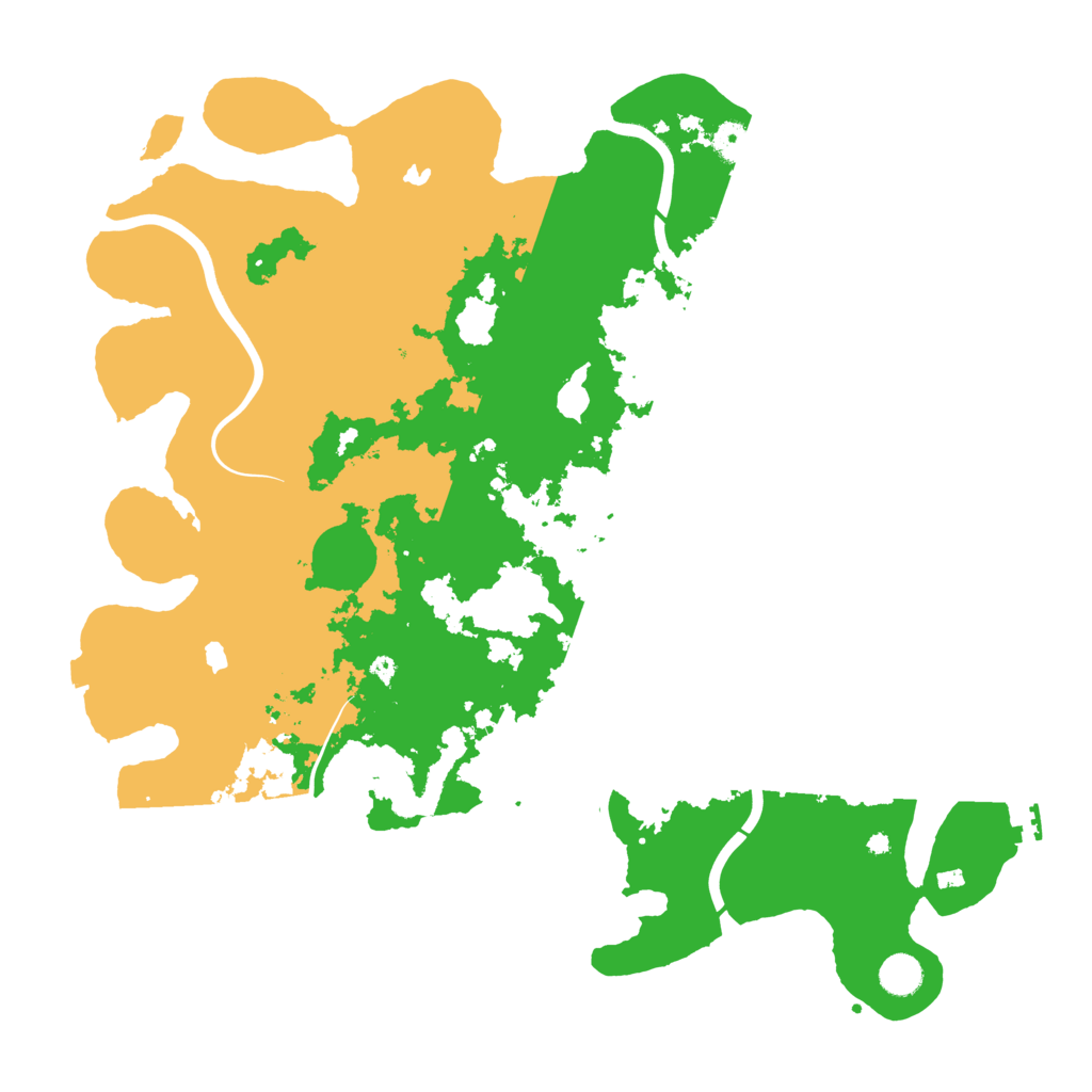 Biome Rust Map: Procedural Map, Size: 4500, Seed: 460571363