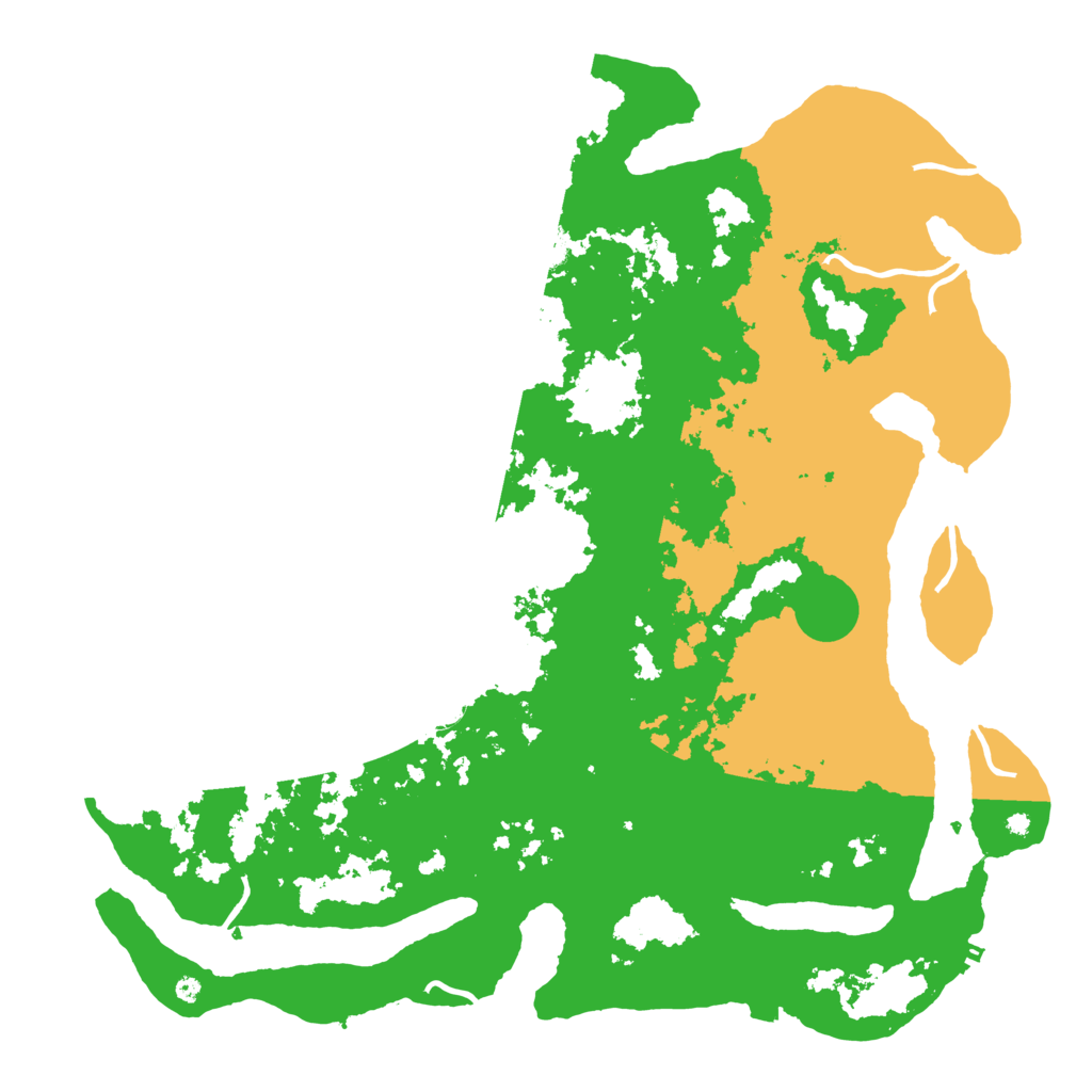Biome Rust Map: Procedural Map, Size: 4500, Seed: 2028538547