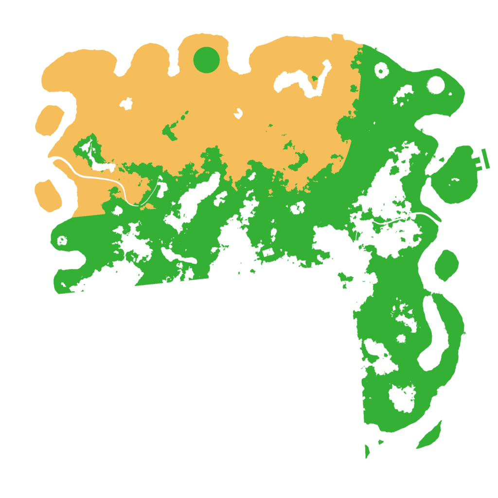 Biome Rust Map: Procedural Map, Size: 5000, Seed: 1925136