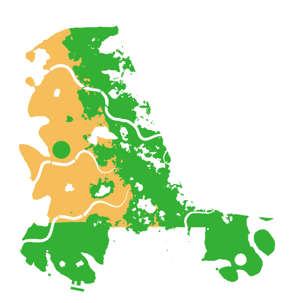 Biome Rust Map: Procedural Map, Size: 4500, Seed: 1563949398