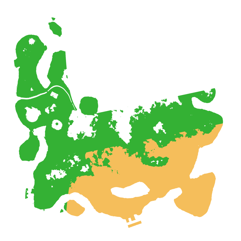 Biome Rust Map: Procedural Map, Size: 3500, Seed: 1851459605