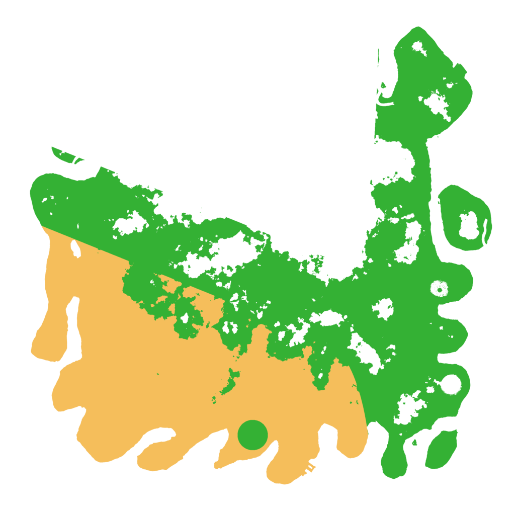 Biome Rust Map: Procedural Map, Size: 4500, Seed: 1686