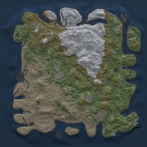 Thumbnail Rust Map: Procedural Map, Size: 4650, Seed: 145000, 19 Monuments