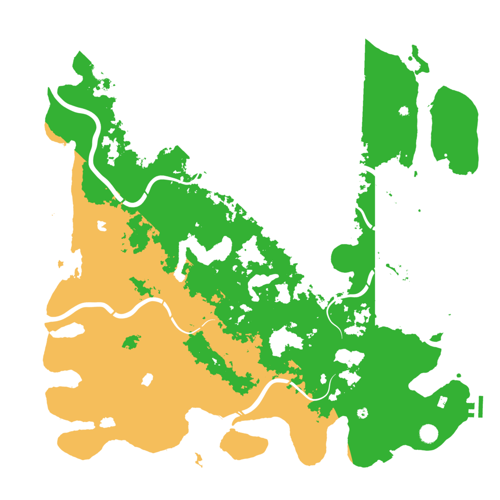 Biome Rust Map: Procedural Map, Size: 4650, Seed: 145000
