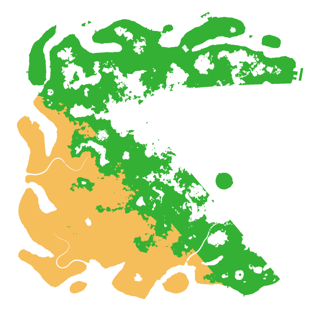 Biome Rust Map: Procedural Map, Size: 5000, Seed: 1280804666