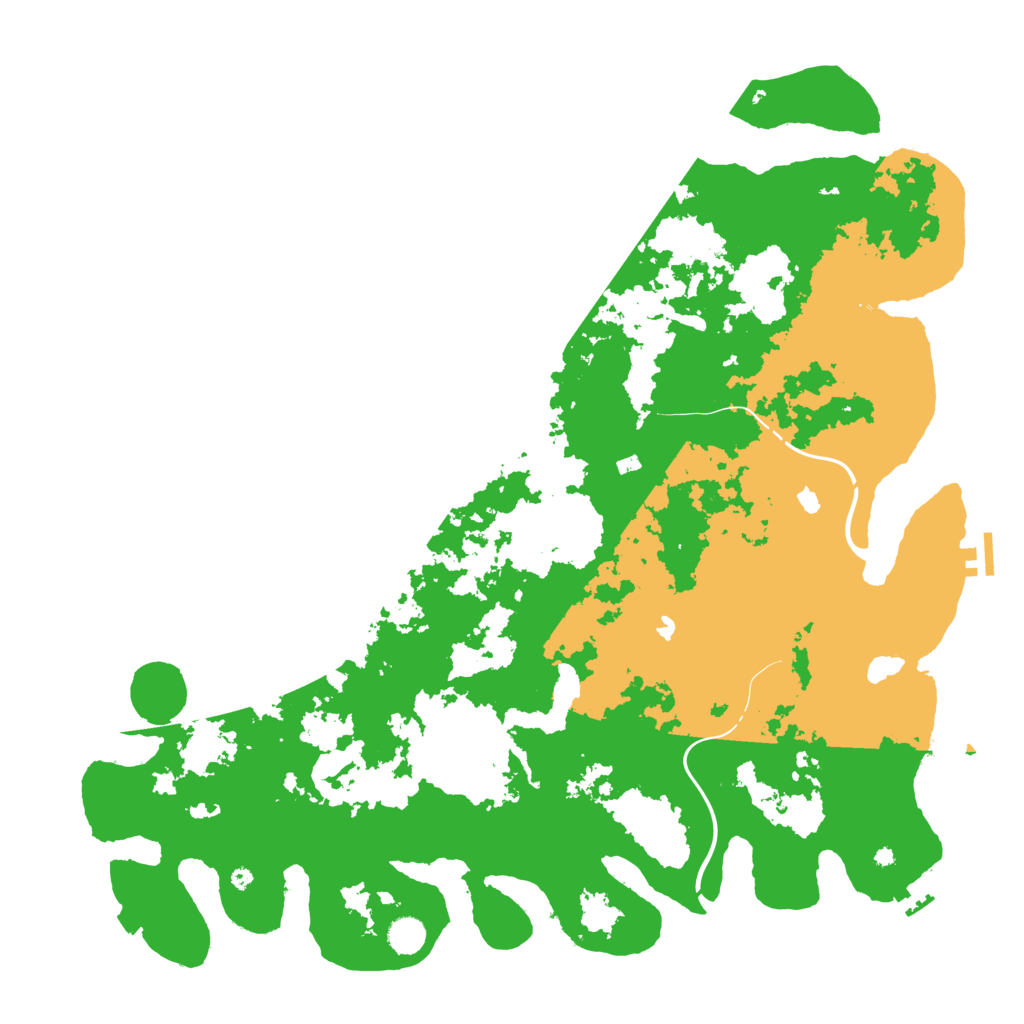 Biome Rust Map: Procedural Map, Size: 4800, Seed: 1310099305