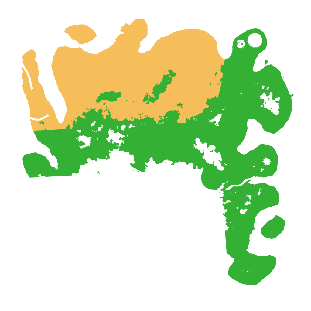 Biome Rust Map: Procedural Map, Size: 3800, Seed: 32669369