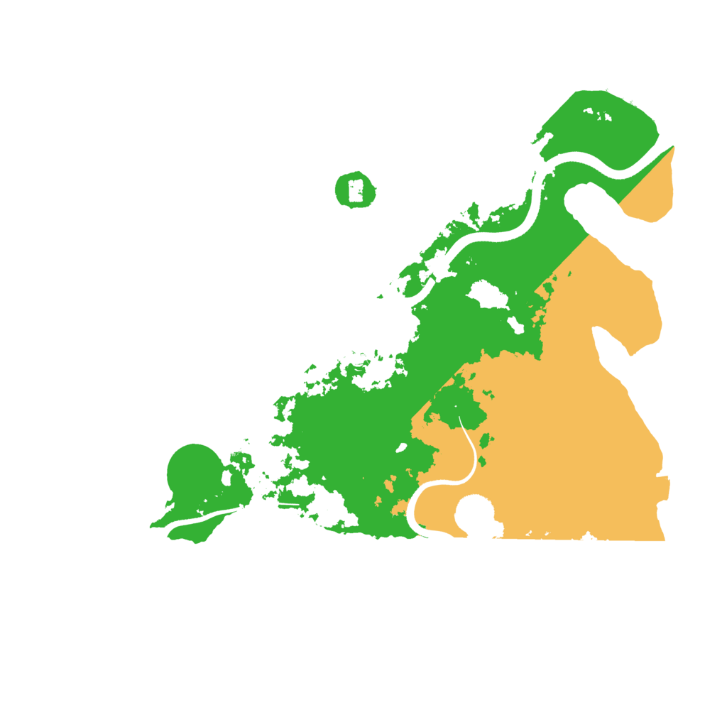 Biome Rust Map: Procedural Map, Size: 3500, Seed: 78902322
