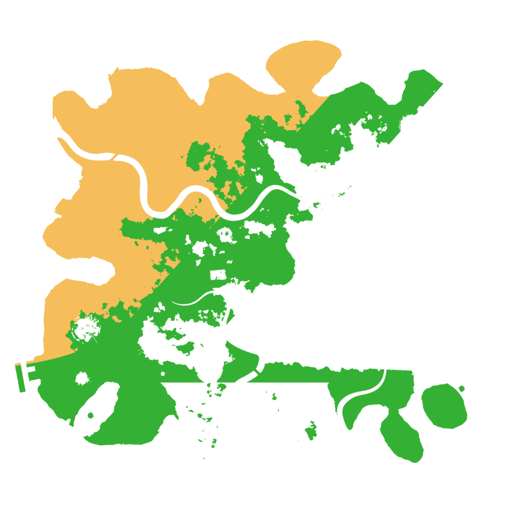 Biome Rust Map: Procedural Map, Size: 3500, Seed: 585941