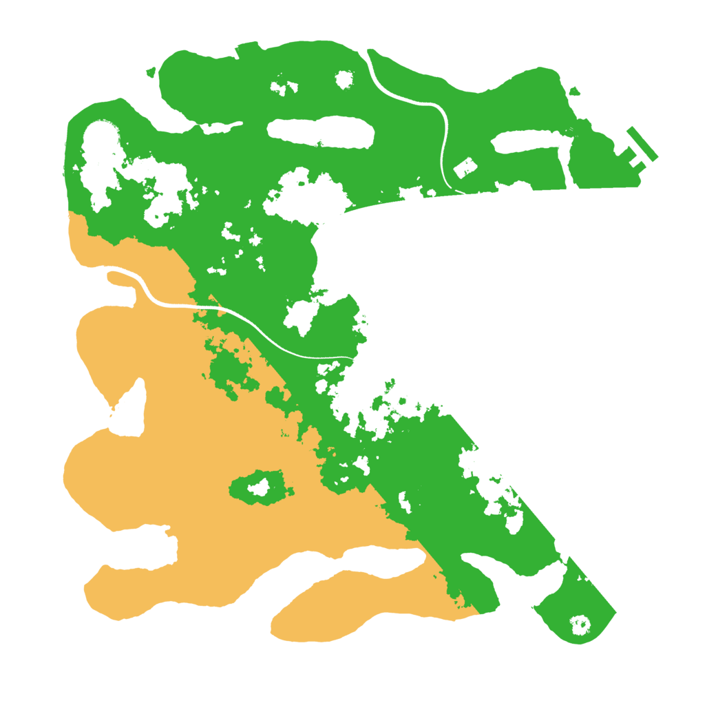 Biome Rust Map: Procedural Map, Size: 3500, Seed: 1204772395
