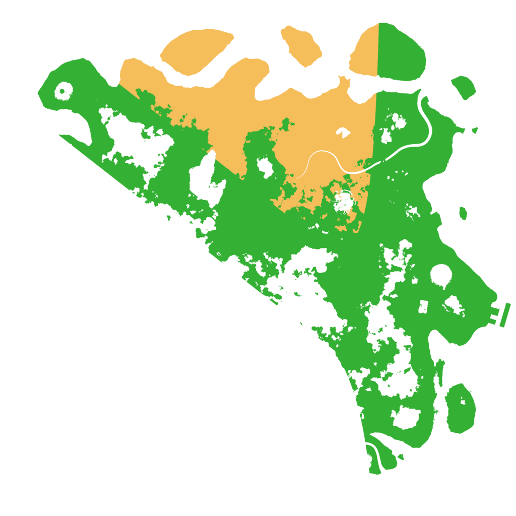 Biome Rust Map: Procedural Map, Size: 4250, Seed: 622851447