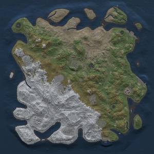 Thumbnail Rust Map: Procedural Map, Size: 4250, Seed: 622851447, 18 Monuments