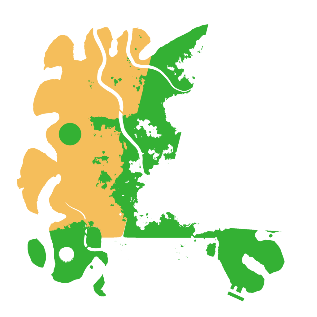 Biome Rust Map: Procedural Map, Size: 3750, Seed: 60476602
