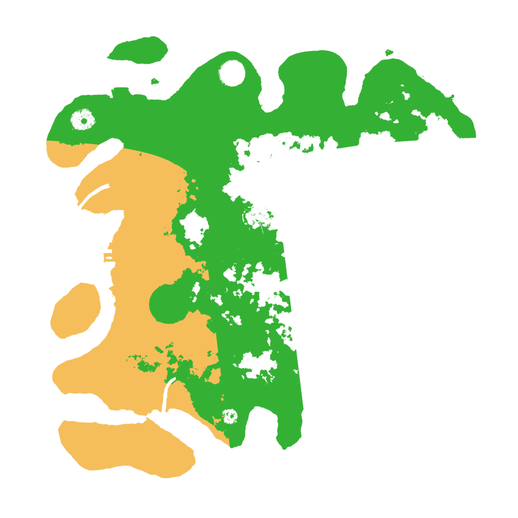 Biome Rust Map: Procedural Map, Size: 3500, Seed: 111225