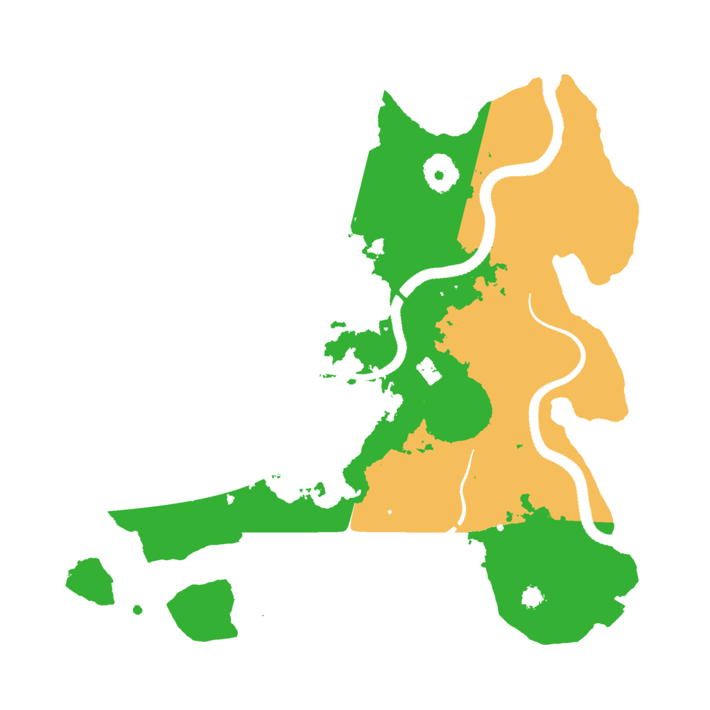 Biome Rust Map: Procedural Map, Size: 3000, Seed: 2011180642