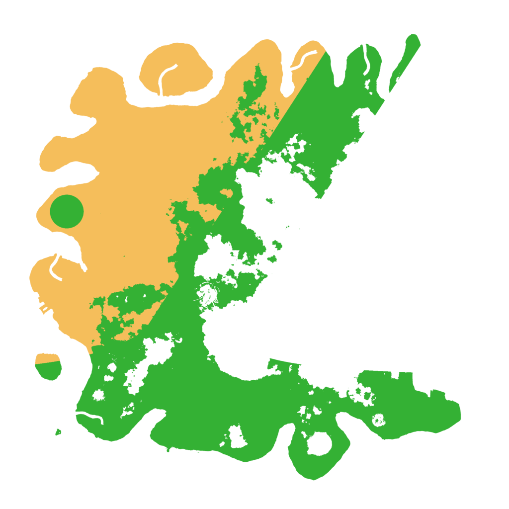 Biome Rust Map: Procedural Map, Size: 4000, Seed: 1660109622