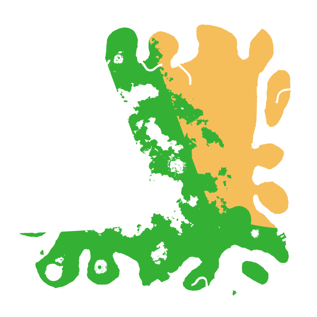 Biome Rust Map: Procedural Map, Size: 3500, Seed: 445070637