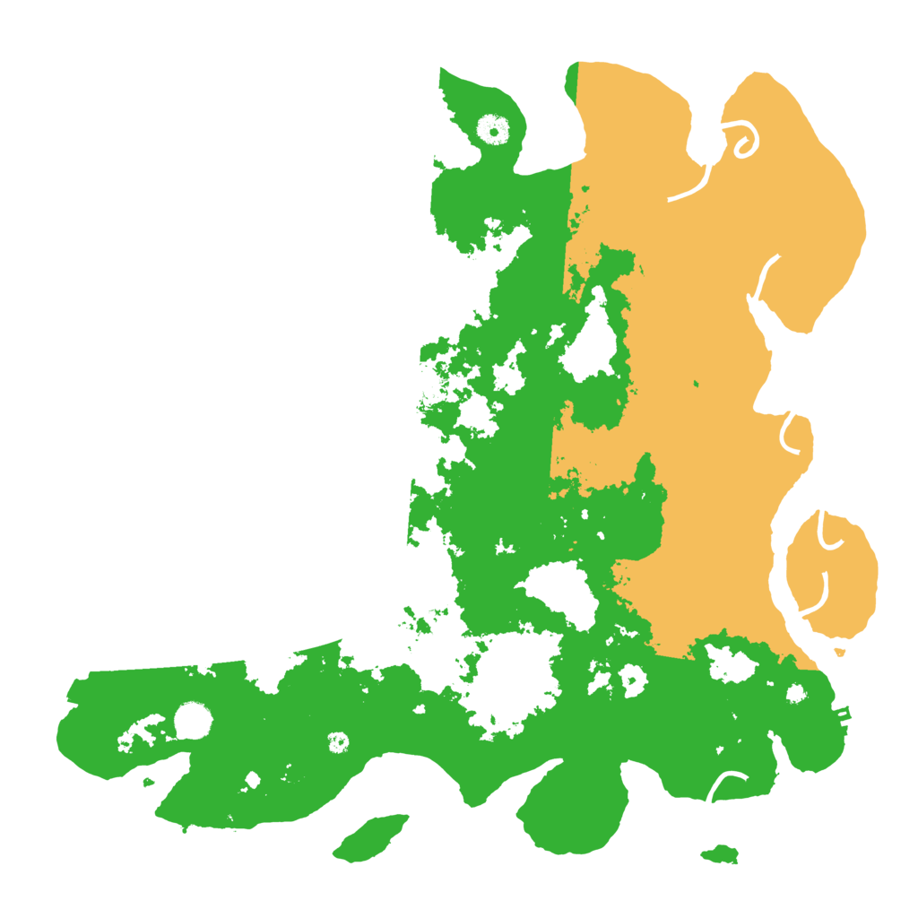 Biome Rust Map: Procedural Map, Size: 4350, Seed: 323441705