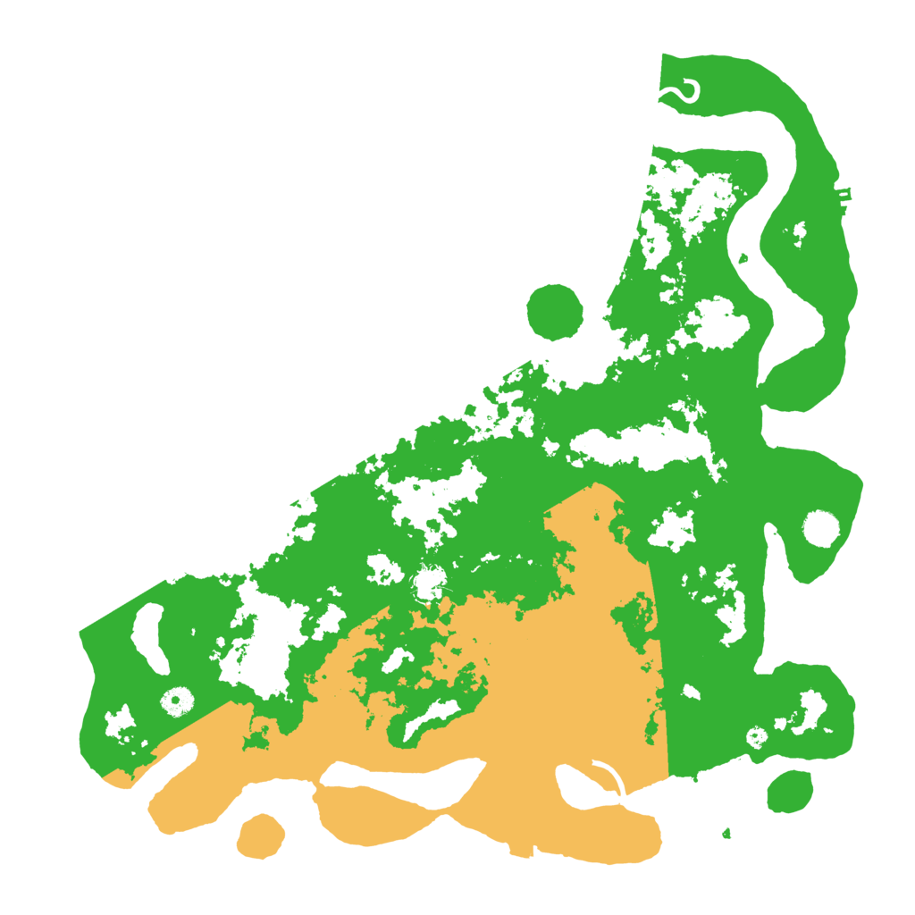 Biome Rust Map: Procedural Map, Size: 4500, Seed: 4080