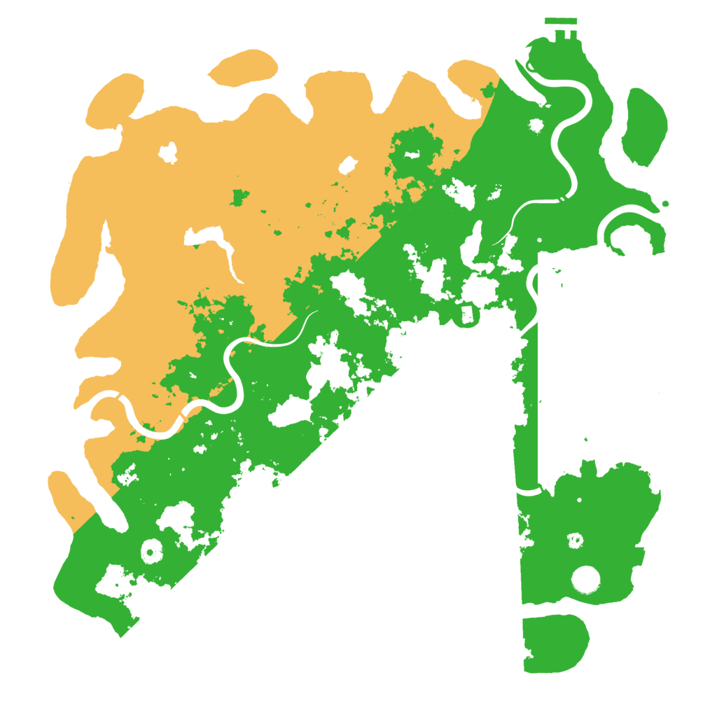 Biome Rust Map: Procedural Map, Size: 4500, Seed: 777931076