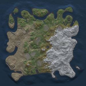 Thumbnail Rust Map: Procedural Map, Size: 3800, Seed: 28391319, 17 Monuments