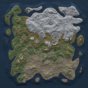 Thumbnail Rust Map: Procedural Map, Size: 4500, Seed: 1902986179, 18 Monuments