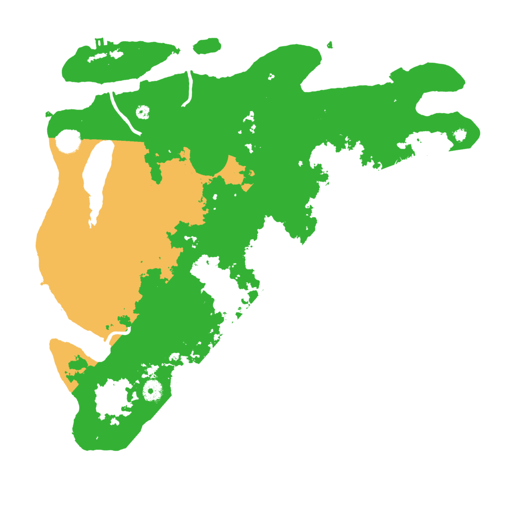 Biome Rust Map: Procedural Map, Size: 3800, Seed: 7468