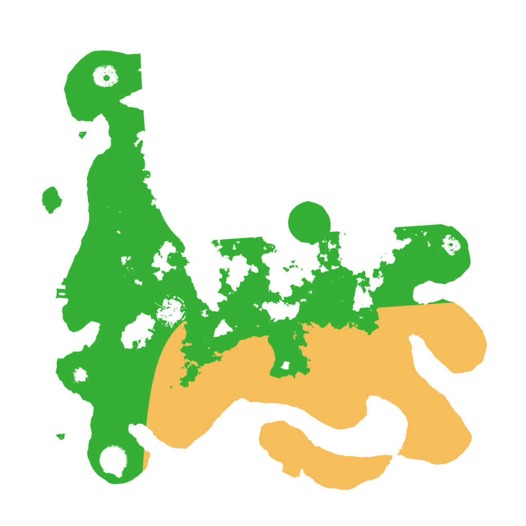 Biome Rust Map: Procedural Map, Size: 3400, Seed: 125468