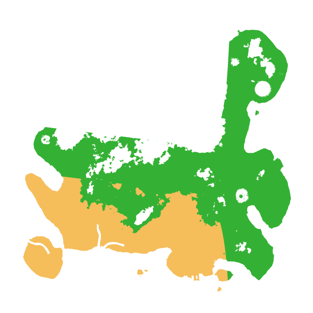 Biome Rust Map: Procedural Map, Size: 3500, Seed: 564832044