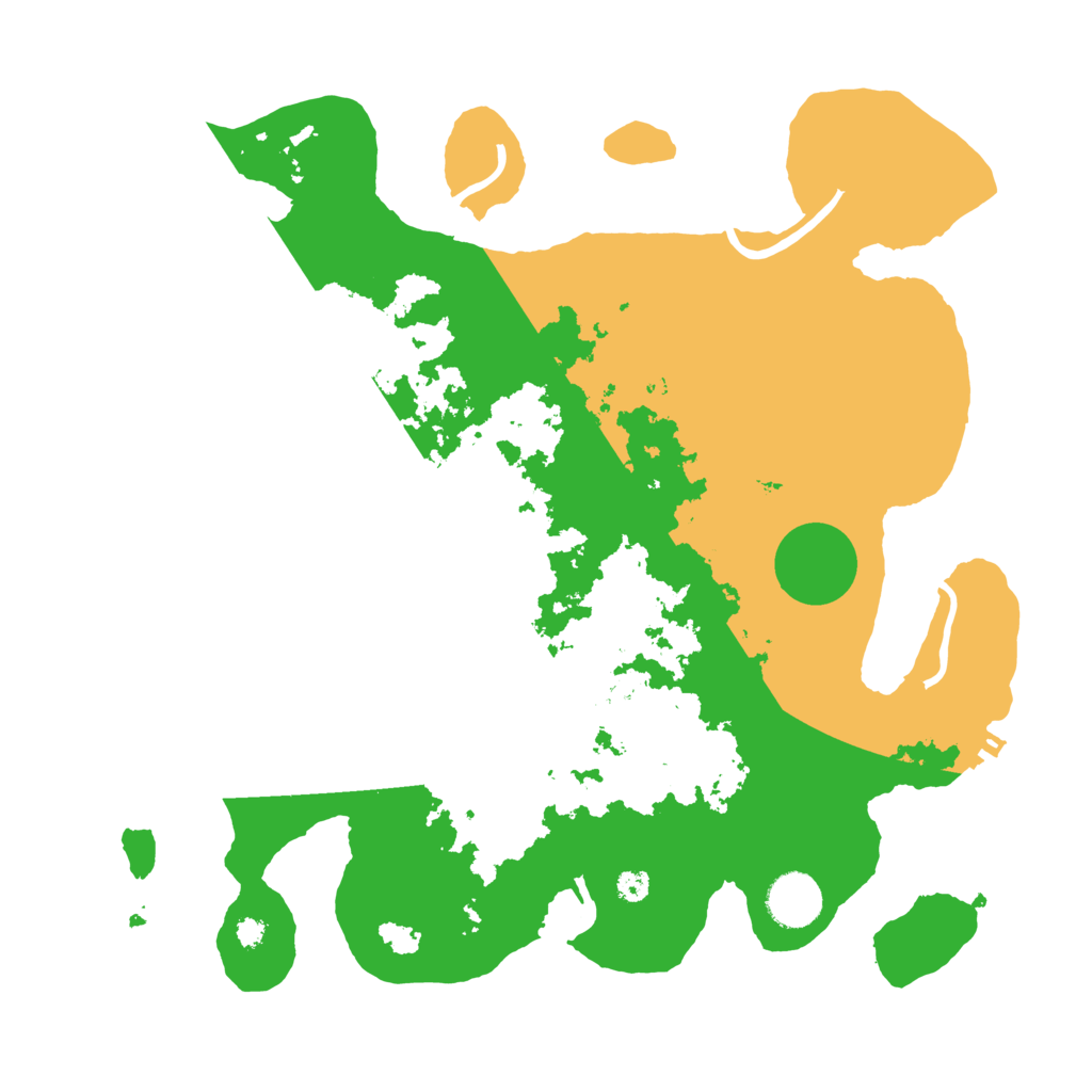 Biome Rust Map: Procedural Map, Size: 3500, Seed: 524244506