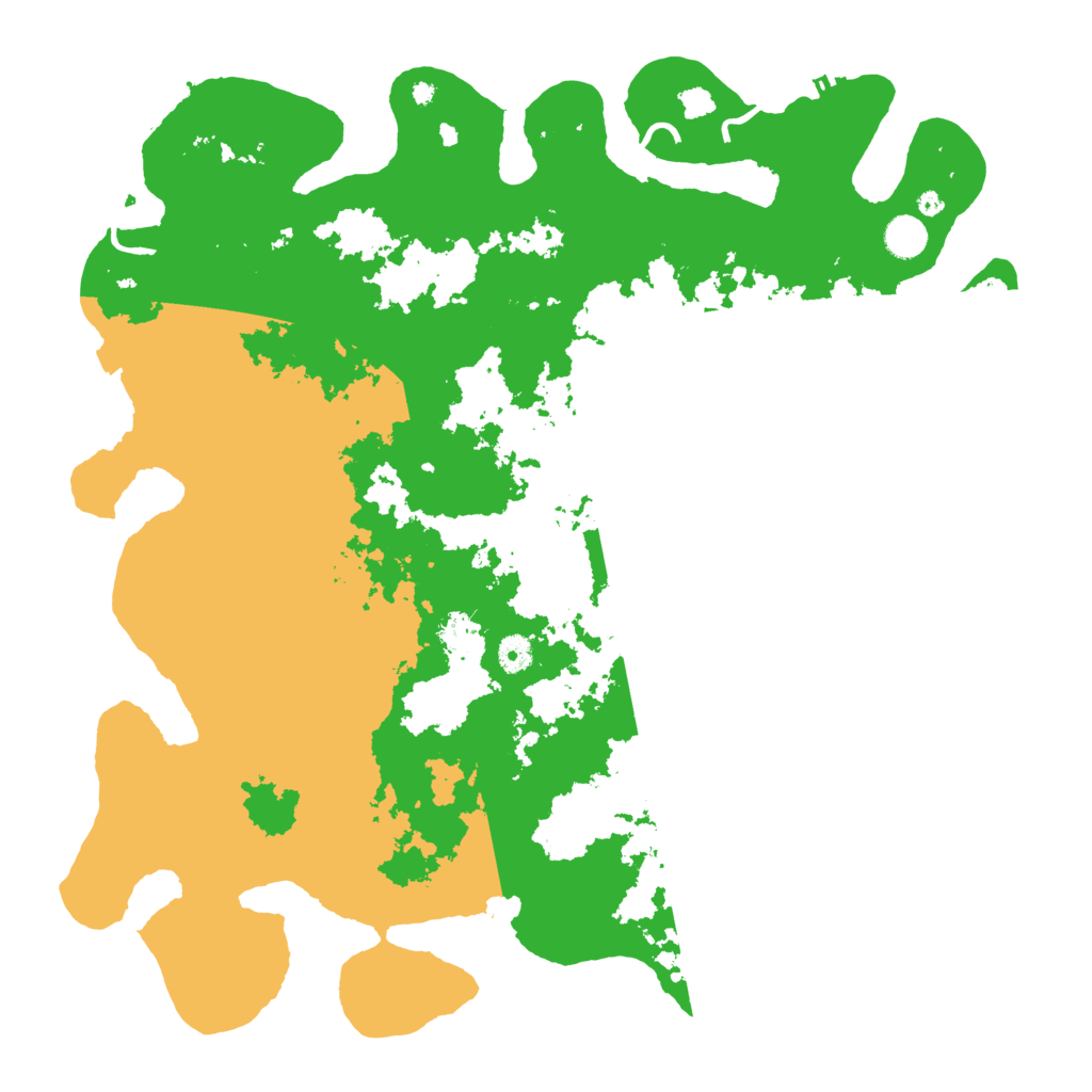 Biome Rust Map: Procedural Map, Size: 4500, Seed: 581268514