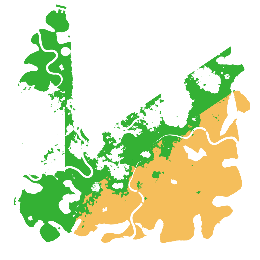 Biome Rust Map: Procedural Map, Size: 5000, Seed: 1811366560
