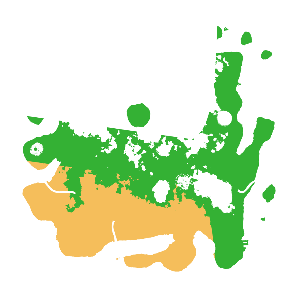 Biome Rust Map: Procedural Map, Size: 3500, Seed: 1776629178